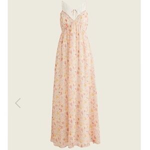 J. Crew Open-Back Silk Maxi Dress